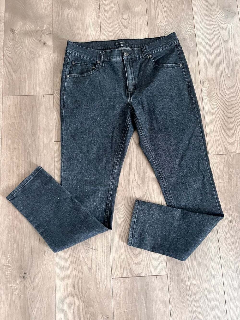 INC International Concepts Men's Skinny Fit Jeans 34x30 Black Sparkle